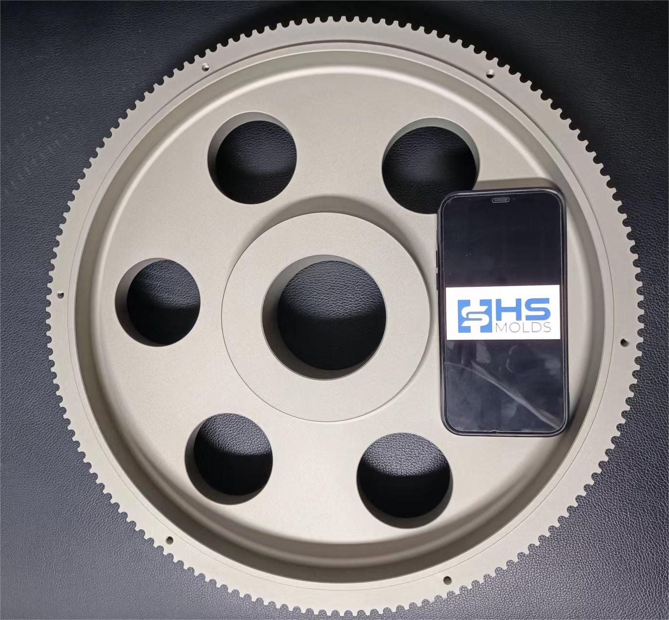 Custom gear manufactured by HS Mold, a leading gear manufacturer based in China, for Expert Machinery Company - a reliable partner in the European machinery industry